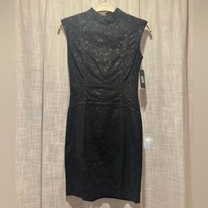 Guess Black Lace Mini Dress